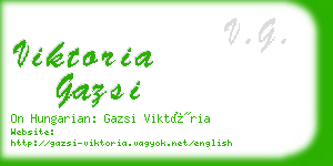 viktoria gazsi business card